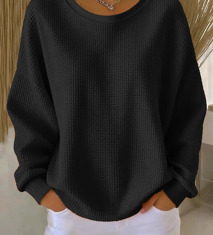 Nuria | Klassisk sweater med struktur