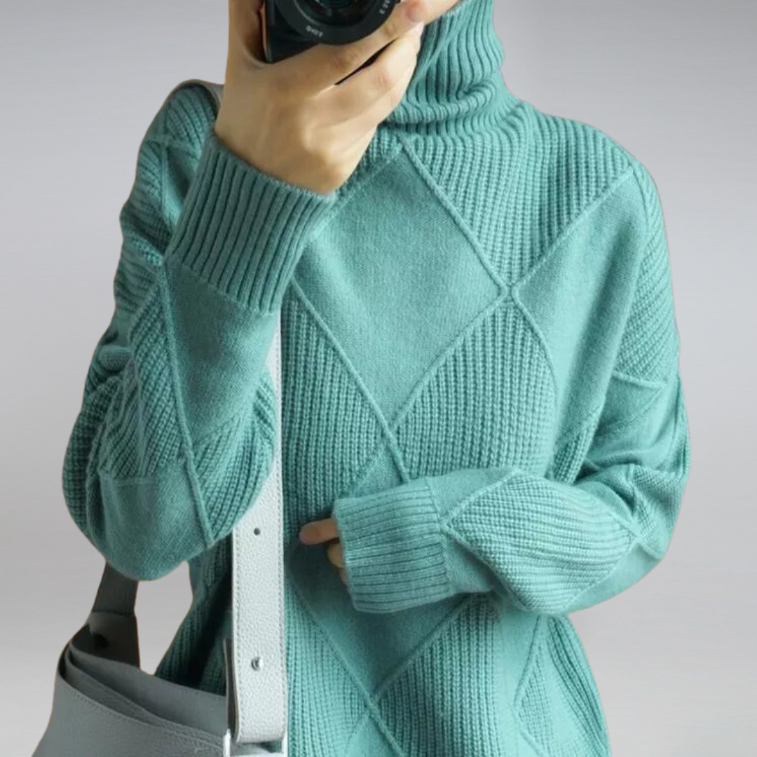 Sienna | Cashmere Rullekrave Sweater