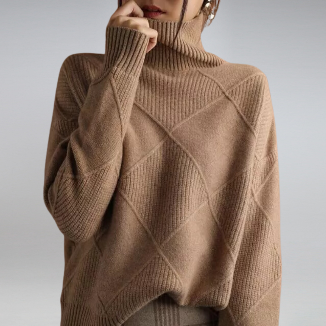 Sienna | Cashmere Rullekrave Sweater