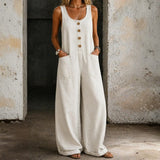 Victoria | Vintage-Wash Denim Dungarees