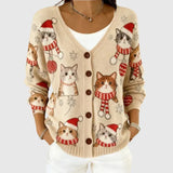 Rosalie | Behagelig Strikket Cardigan med Knapper