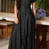 Ruby | Long Denim Dress