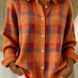 Megan | Ternet Knap Strik Cardigan