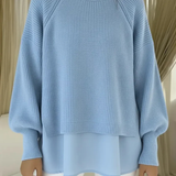 Casilda | Sweater med lag-på-lag-look