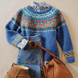 Velvo - Klassisk Vintage Strik Sweater