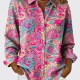 Rosemarie | Paisley-mønstret skjortebluse