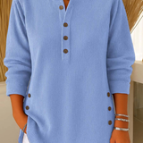 Nieves | Henley-tunika med knapper