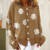 Angel | Sød Cardigan med Tusindfryd