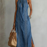 Tilly | Retro Blonde Denimkjole