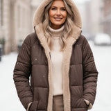Ester | Vinterfrakke med sherpaforing