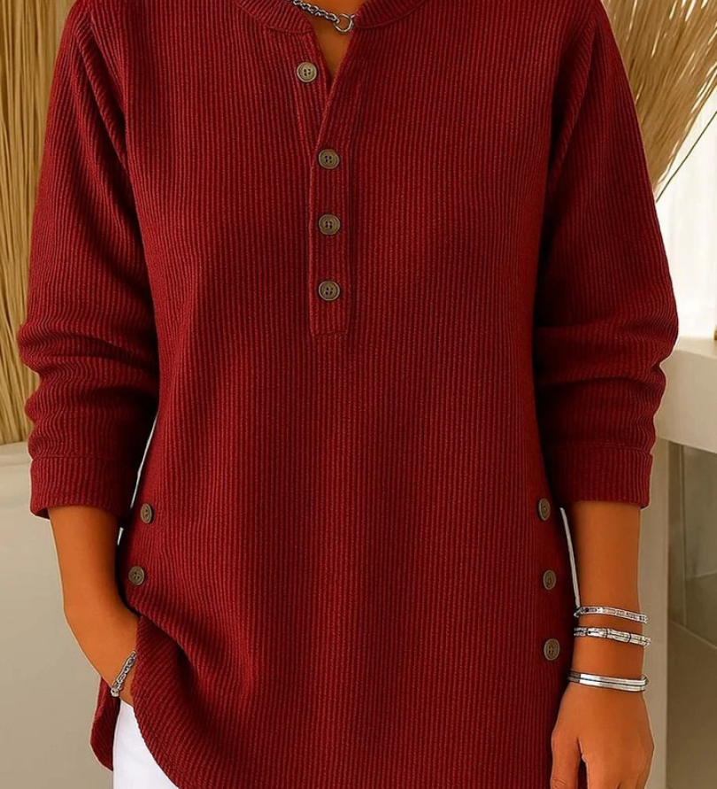 Nieves | Henley-tunika med knapper