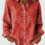 Rosemarie | Paisley-mønstret skjortebluse