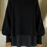 Casilda | Sweater med lag-på-lag-look