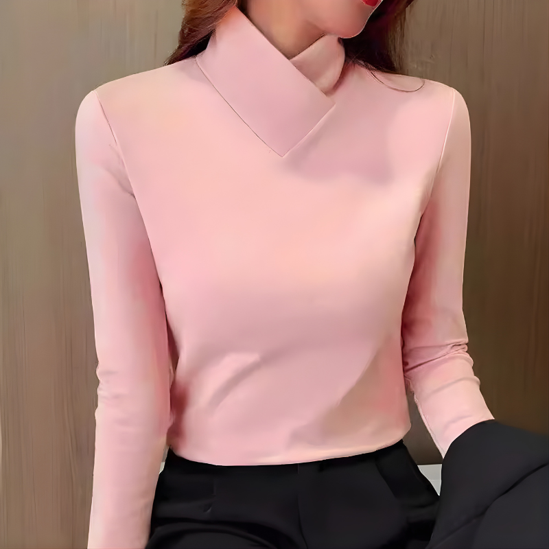 Stacey | Elegant Rullekrave Sweater