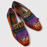 Fallon™ | Brun Leopard Mokkasiner