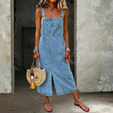 Georgia | Casual Denim Forklædekjole