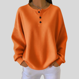Anne | Afslappet sweatshirt med krave