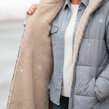 Ester | Vinterfrakke med sherpaforing
