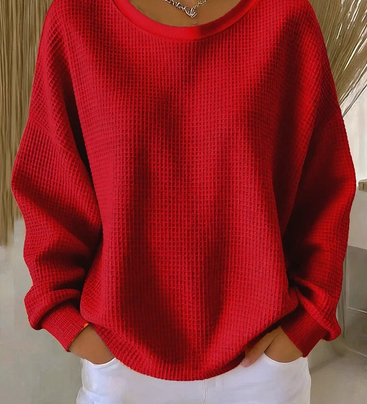 Nuria | Klassisk sweater med struktur