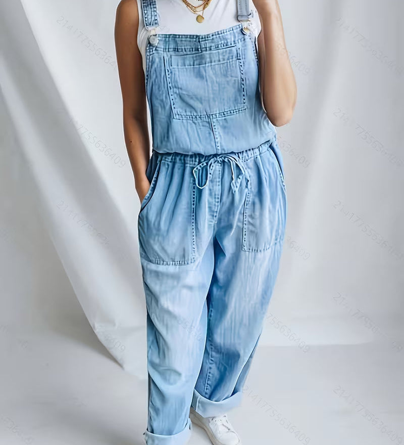 Hannah | Afslappet denim-jumpsuit