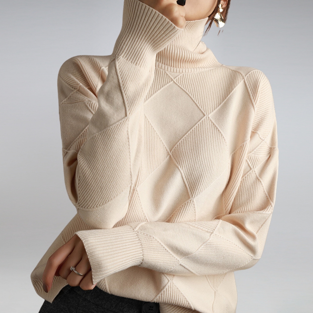 Sienna | Cashmere Rullekrave Sweater
