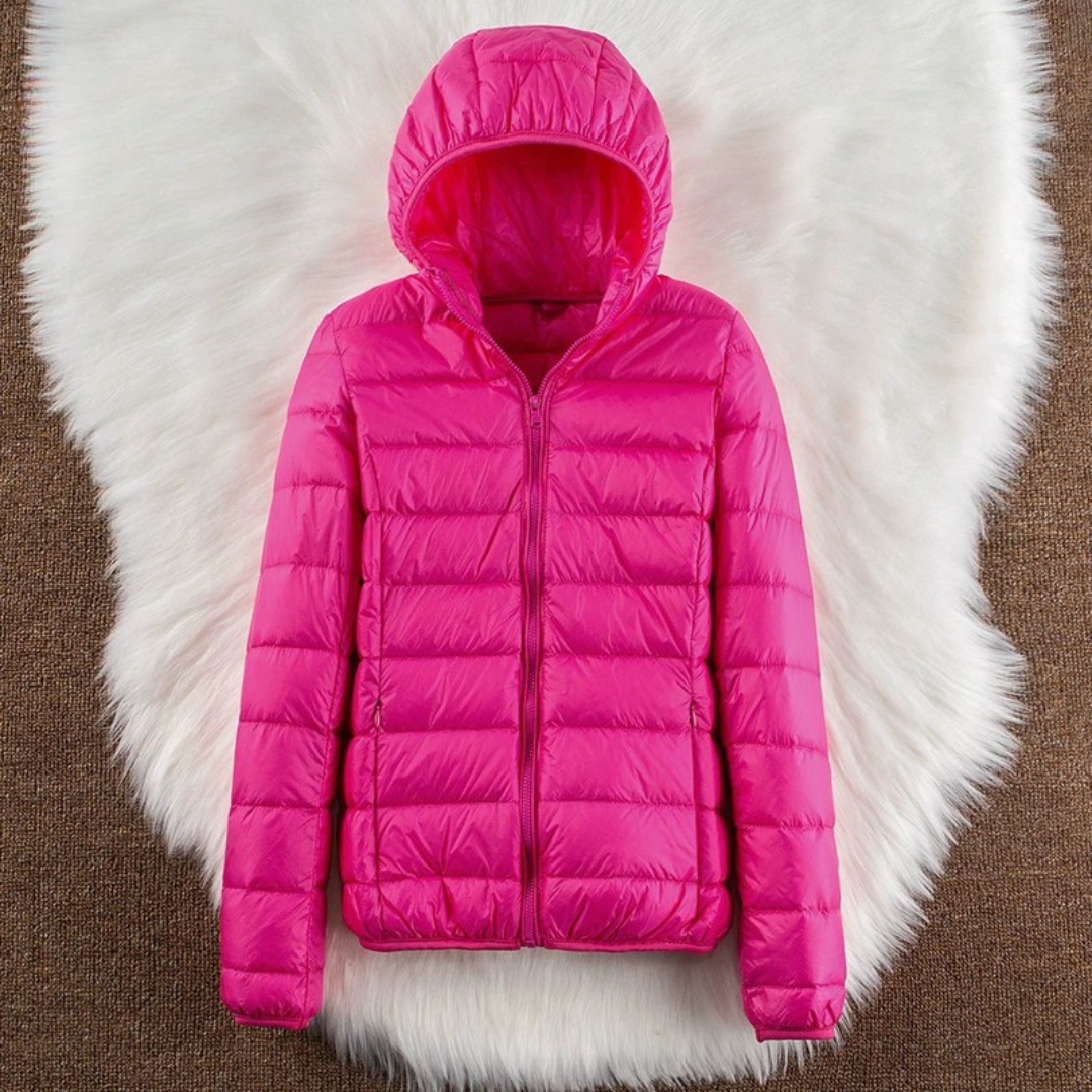 Metta | Overgangsjakke med vat | HOT PINK