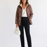 Corinne | Retro Blomsterprint Jakke