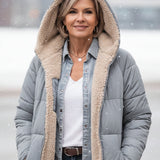 Ester | Vinterfrakke med sherpaforing