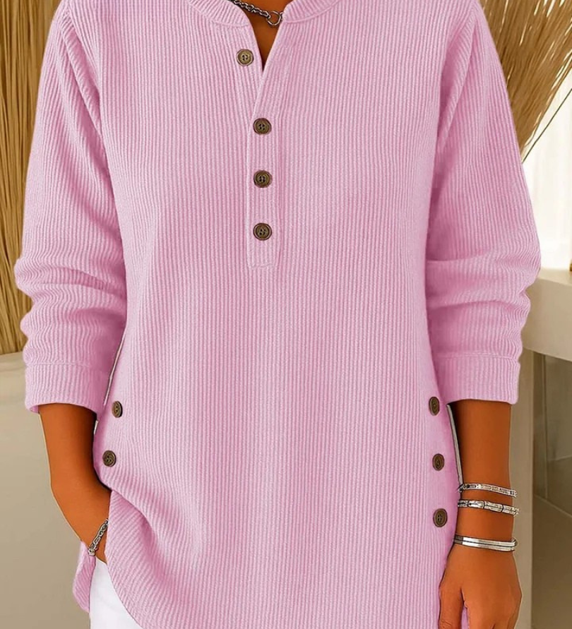 Nieves | Henley-tunika med knapper