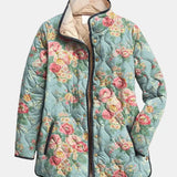 Elara | Quiltet Blomsterprint Jakke