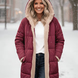 Ester | Vinterfrakke med sherpaforing
