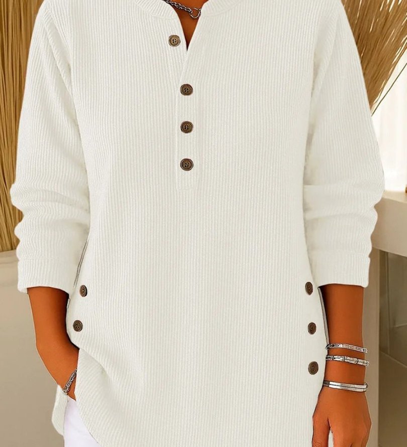 Nieves | Henley-tunika med knapper