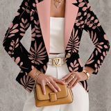 Odaya | Lysrød Blad Blazer