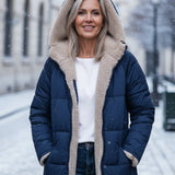 Ester | Vinterfrakke med sherpaforing