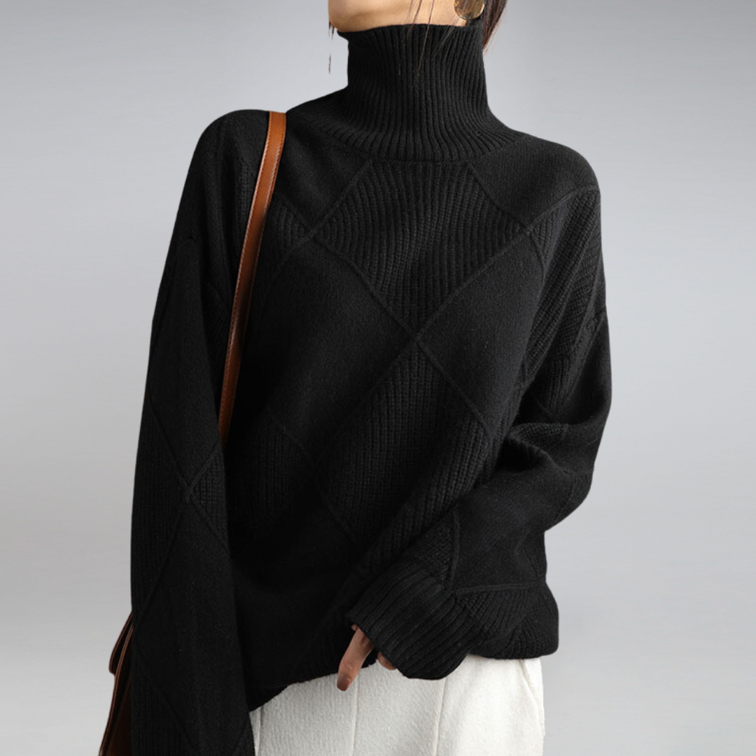 Sienna | Cashmere Rullekrave Sweater
