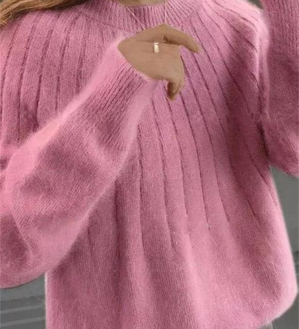 Caitlyn | Stilfuld Ribbet Strik Sweater