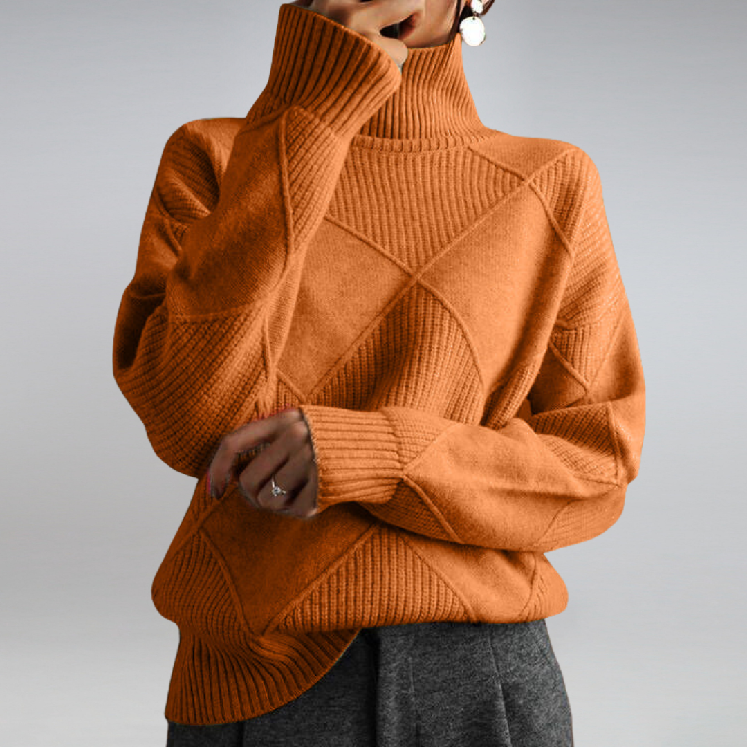 Sienna | Cashmere Rullekrave Sweater