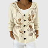 Guillemette | Behagelig Strikket Cardigan med Knapper