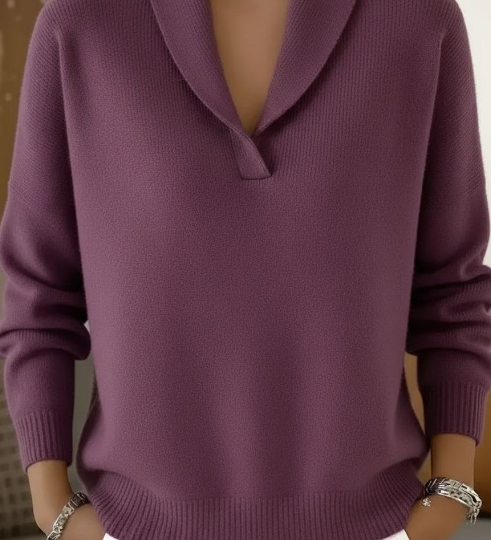 Encarna | Sweater med V-hals
