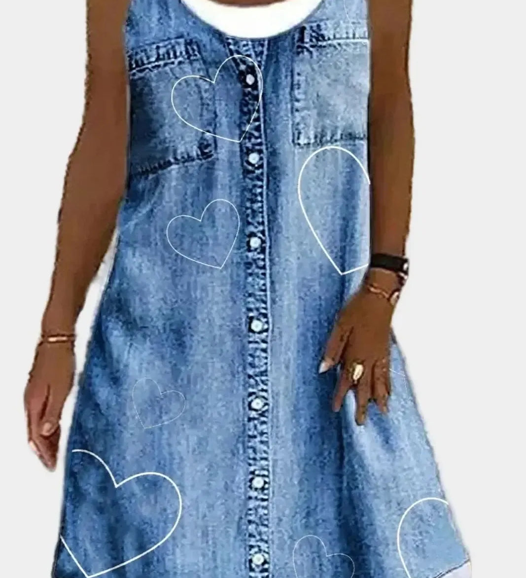 Agnes | Denim Kjole