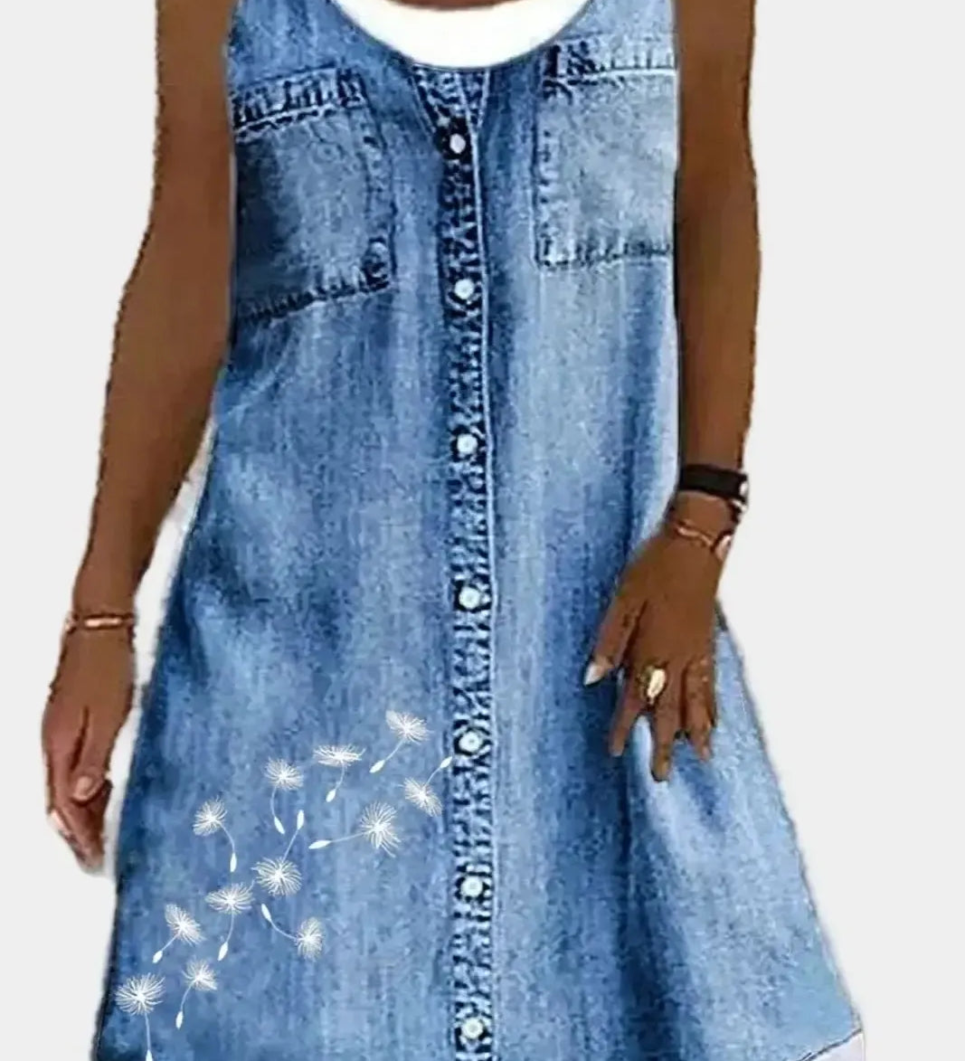 Agnes | Denim Kjole