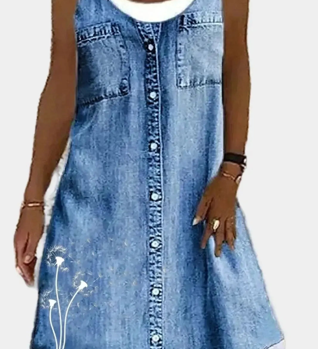 Agnes | Denim Kjole
