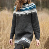 April | Vintage Islandsk Pullover
