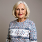 Caroline | Vintage Islandsk Pullover
