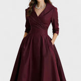 Ceryn | Satin Midi Kjole