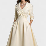 Ceryn | Satin Midi Kjole