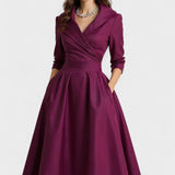 Ceryn | Satin Midi Kjole