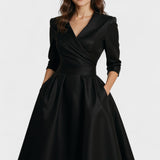 Ceryn | Satin Midi Kjole