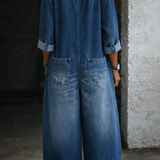 Elsie | Long-Sleeve Off-the-Shoulder Jumpsuit