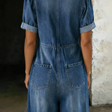 Freya | Short-Sleeve V-Neck Jumpsuit